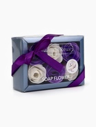 УЦЕНКА Набор роз в картонной коробке 6 штук, белые и фиолетовые - Фото 4