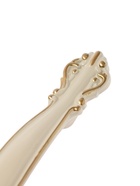 УЦЕНКА Ручка-скоба РС201, м/о 96 мм, белая, с золотой вставкой - Фото 16