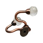 УЦЕНКА Крючок для штор «ТУНДРА» KS007, однорожковый, цвет медь - Фото 3
