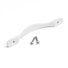 УЦЕНКА Ручка-скоба CAPPIO PC181BL, м/о 128 мм, белая - Фото 4