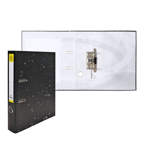 {{photo.Alt || photo.Description || 'УЦЕНКА Папка - регистратор 50 мм, А4, Calligrata, эконом мрамор, черная, МИКС'}}