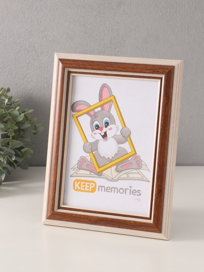 Фоторамка для фото 15×21 см «Рамин», пластик, бук