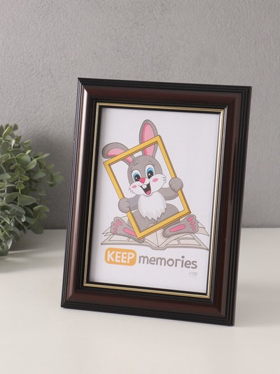 Фоторамка для фото 15×21 см «Рамин», пластик, бордо