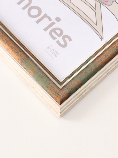 Фоторамка для фото 30×40 см «Рамин», пластик, зелёный