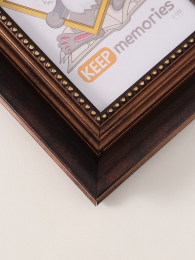 Фоторамка для фото 10×15 см «Любава», пластик, т. коричневый