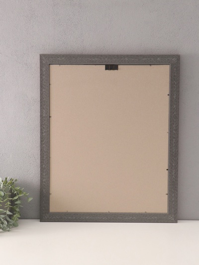 Фоторамка для фото 40×50 см «Любава», пластик, белый с коричневым