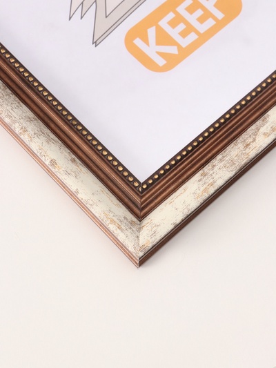 Фоторамка для фото 40×50 см «Любава», пластик, бежевый