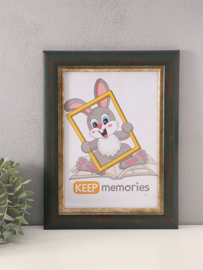 Фоторамка для фото 21×30 см «Фон Арт», пластик, изумрудный