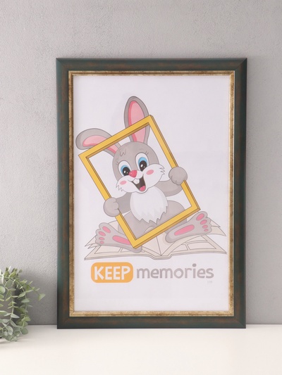 Фоторамка для фото 40×60 см «Фон Арт», пластик, изумрудный