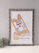 Фоторамка для фото 40×60 см «Фон Арт», пластик, т. серый - Фото 1