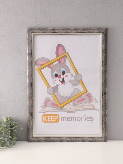 Фоторамка для фото 40×60 см «Фон Арт», пластик, т. серый