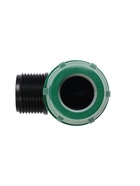 Отвод ПНД ZEIN, 25 мм x 1", наружная резьба - фото 808756409