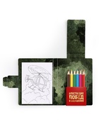 Подарочный набор «23 февраля», блок для записей с отрывными листами и заданиями, карандаши - Фото 4