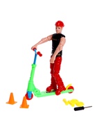 Пальчиковый самокат c фигуркой, МИКС - Фото 2