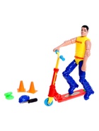 Пальчиковый самокат c фигуркой, МИКС - Фото 3