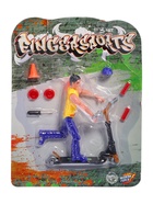 Пальчиковый самокат c фигуркой, МИКС - Фото 4