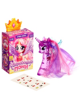 {{photo.Alt || photo.Description || 'Уценка Игрушка-сюрприз «Сверкающий пони» со светом и татуировками, МИКС'}}