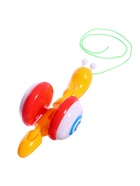 Уценка Каталка на верёвочке «Улиточка», световые эффекты, цвета МИКС 10869915