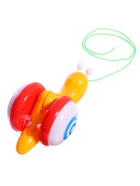 Уценка Каталка на верёвочке «Улиточка», световые эффекты, цвета МИКС 10869915