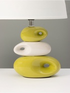 Светильник "Желание" зелено/белый 1x25W E14 12,5x19,5x31 см RISALUX - фото 35481569