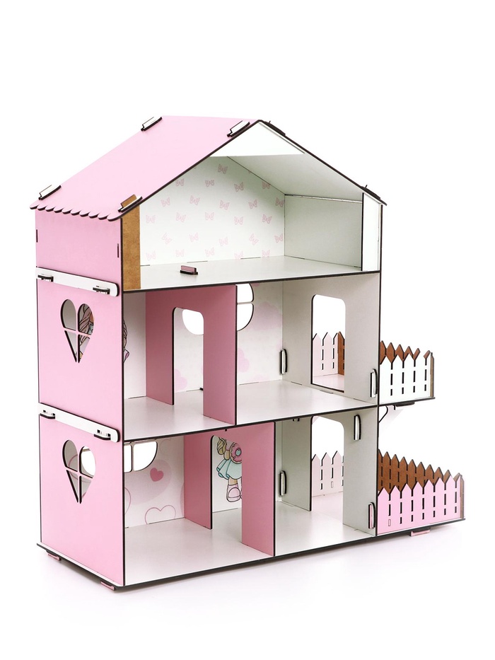 УЦЕНКА Кукольный дом без мебели Doll Style - Фото 1
