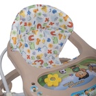 Ходунки «Карусельки С», 7 силиконовых колес, музыкальные, бежевые - фото 121579452