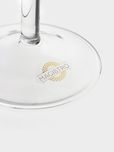 Бокал Magistro «Forma. Перец», 250 мл, 9×20 см, стекло, прозрачный