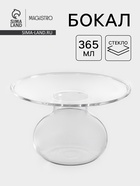 Стакан Magistro «Forma. Юпитер», 365 мл, 15.5×9.7 см, стекло, прозрачный - Фото 1