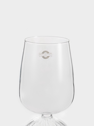 Бокал Magistro «Forma. Часы», 450 мл, 8×17.5 см, стекло, прозрачный