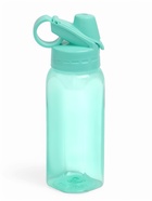 Бутылка для воды спортивная, прозрачная, 450 мл, 20×8 см, пластиковая, бирюзовая - Фото 2
