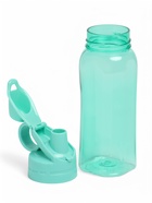 Бутылка для воды спортивная, прозрачная, 450 мл, 20×8 см, пластиковая, бирюзовая - Фото 3