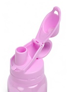 Бутылка для воды спортивная, прозрачная, 450 мл, 20×8 см, пластиковая, сиреневая - Фото 8