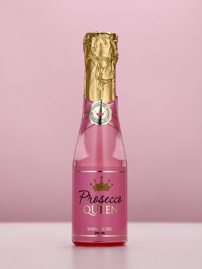 Гель для душа во флаконе шампанское Prosecco Queen, 250 мл, Чистое счастье