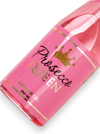 Гель для душа во флаконе шампанское Prosecco Queen, 250 мл, Чистое счастье