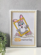 Фоторамка для фото 21×30 см Keep memories «Винтаж», белый с золотом, (пластик) - фото 61941128