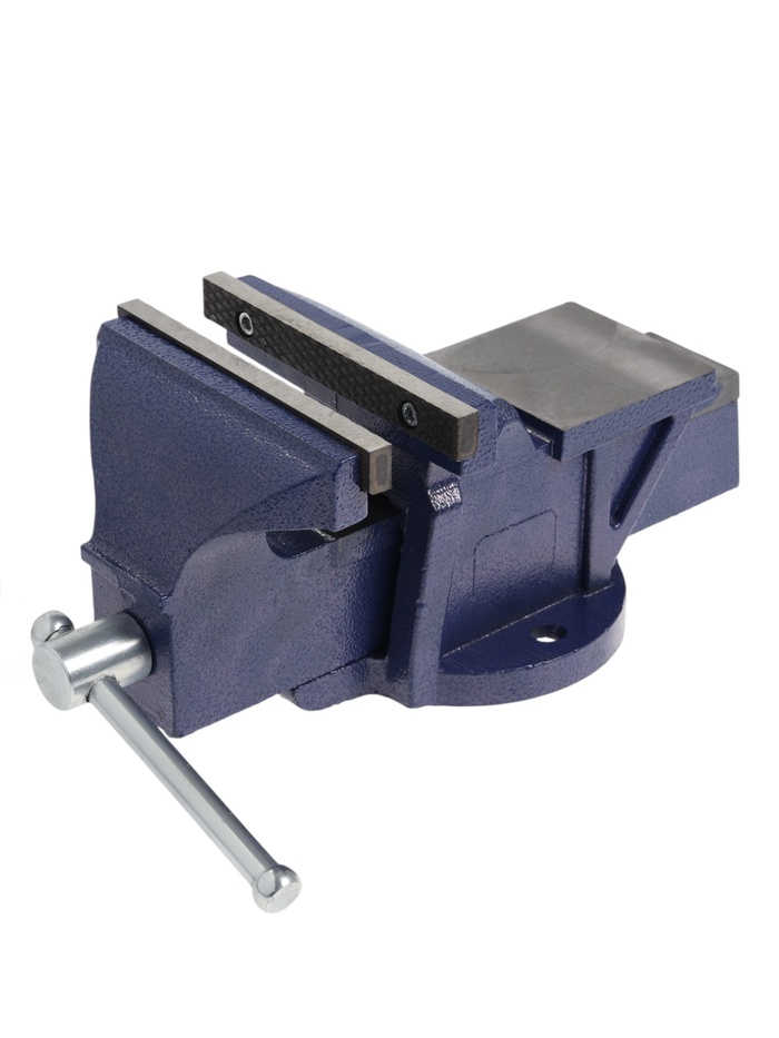 Тиски слесарные ТУНДРА, с наковальней, высокопрочный чугун ВЧ-40, 150 мм - Фото 1