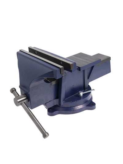 Тиски слесарные поворотные ТУНДРА, с наковальней, высокопрочный чугун ВЧ-40, 250 мм