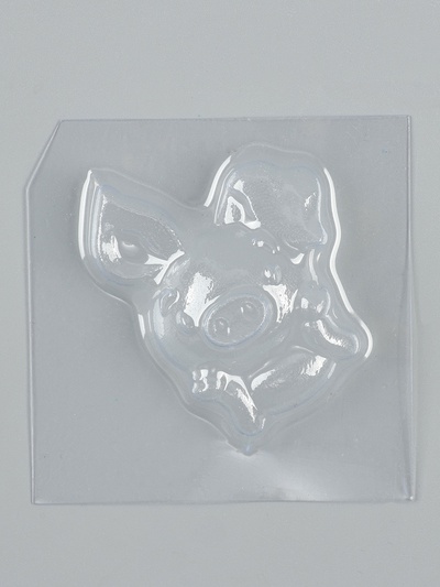 Форма для мыла пластиковая «Хрюша», 9×12 см