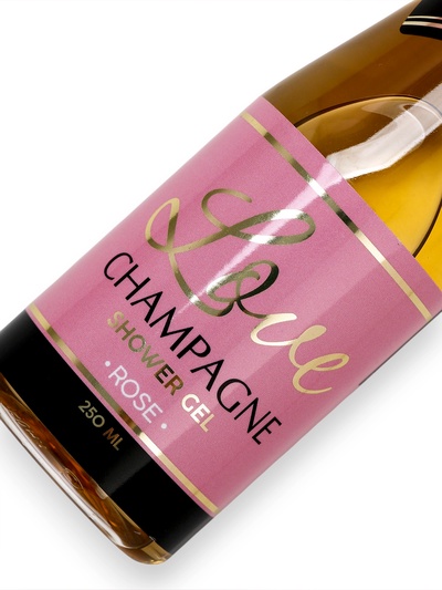 Гель для душа во флаконе шампанское Love Champagne, 250 мл, Чистое счастье