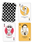 Настольная игра «Буква Ю, ПОХУ», карточная, 64 карты, 18+ - Фото 3