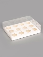 Коробка для 12 капкейков, белая, 34.7×26.3×10 см набор 1 шт. 10851632