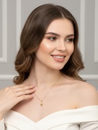 Кулоны парные на цепочке «Неразлучники», пять пазлов, цвет золото, 45 см - Фото 2