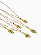 Кулоны парные на цепочке «Неразлучники», пять пазлов, цвет золото, 45 см - Фото 4