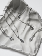 Кулоны парные на цепочке «Неразлучники. 5 пазлов», L=45 см, набор 2 шт. цвет серебро - Фото 4