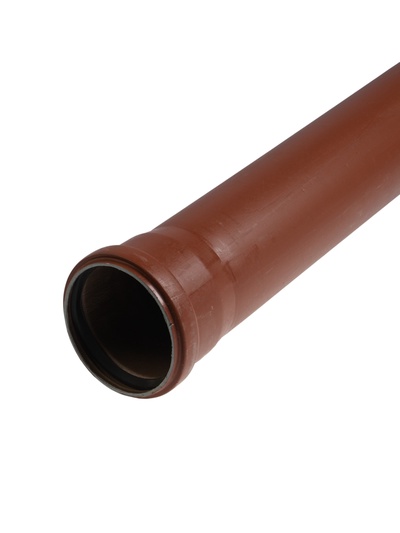 УЦЕНКА Труба канализационная FLEXTRON, наружная, d=110 мм, толщина 3.2 мм, 1500 мм