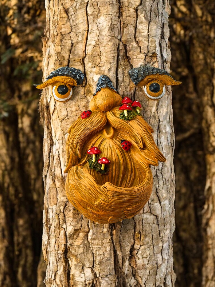 Набор декора на стену, для дома TAKE IT EASY «Лицо с грибами», панно, 6×4 см; 11×16×7 см - Фото 1