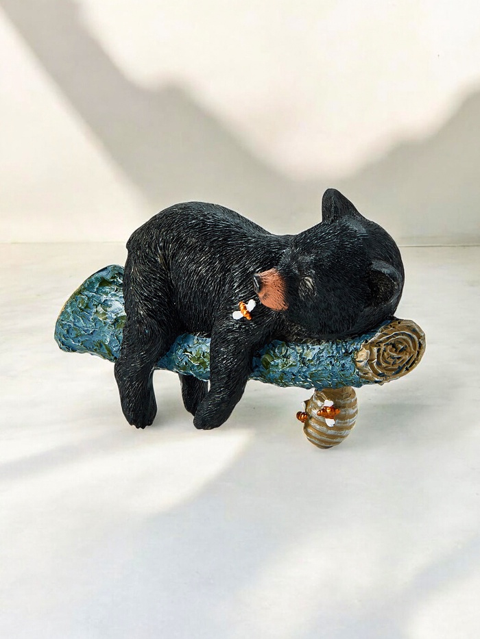 Декор на стену, для дома TAKE IT EASY «Мишка на дереве», панно, 17×10×20 см - Фото 1