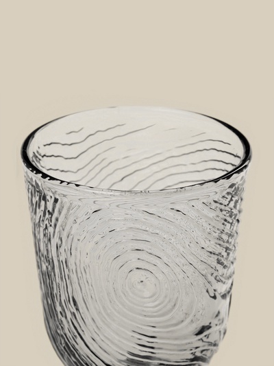 Бокал для вина SL-Home «Барк», 280 мл, стекло, серый