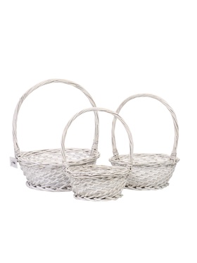 {{photo.Alt || photo.Description || 'УЦЕНКА Набор корзин 3 шт., ива, белый'}}