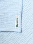 Полотенце - уголок муслиновое «Крошка Я», 75×75 см, голубой, хлопок 100%, голубое - Фото 8